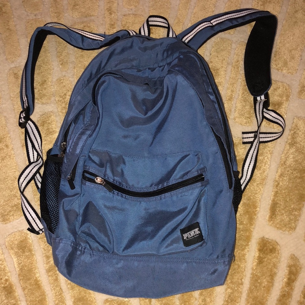 PINK navy backpack